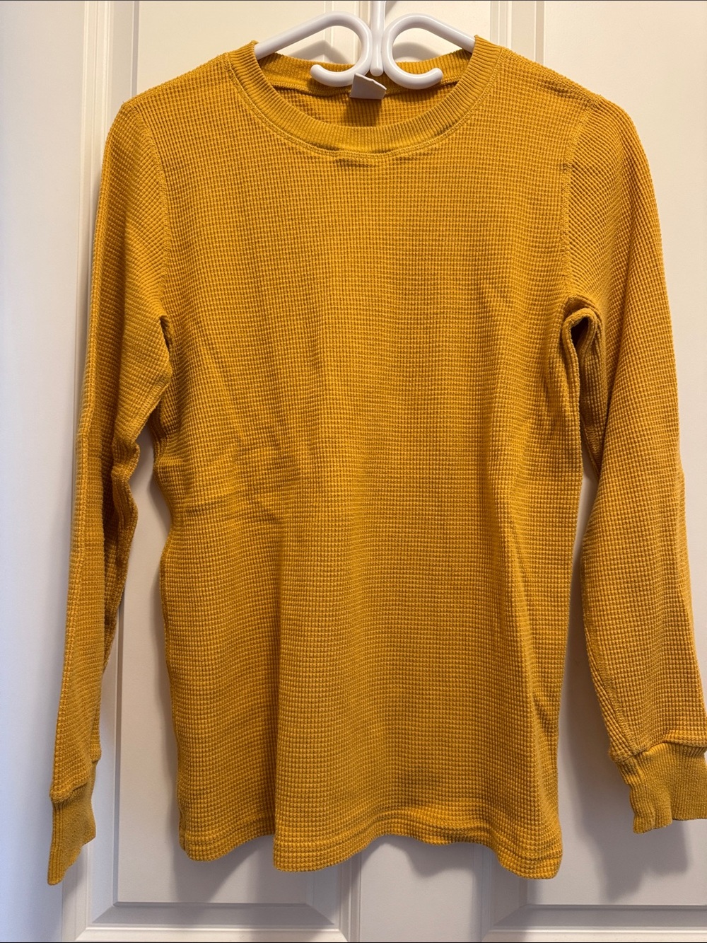 Aritzia TNA Waffle Long Sleeve Crew